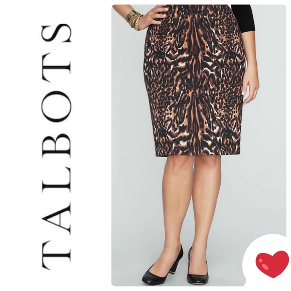 Talbots Dresses & Skirts - ❗gone❗TALBOTS 🐅 Animal Print Pencil Skirt